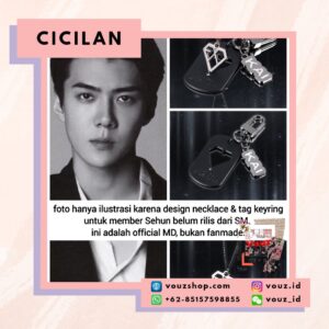 [PO] Sehun Welcome Back Set Necklace & Tag Keyring