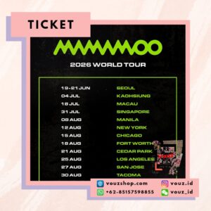 Mamamoo 2026 World Tour in Singapore